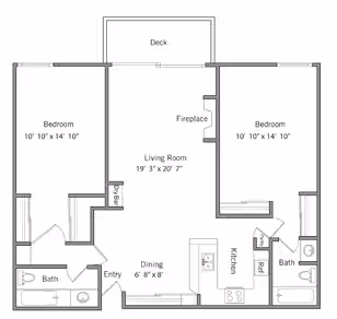 Unit E113 E113 floor plan